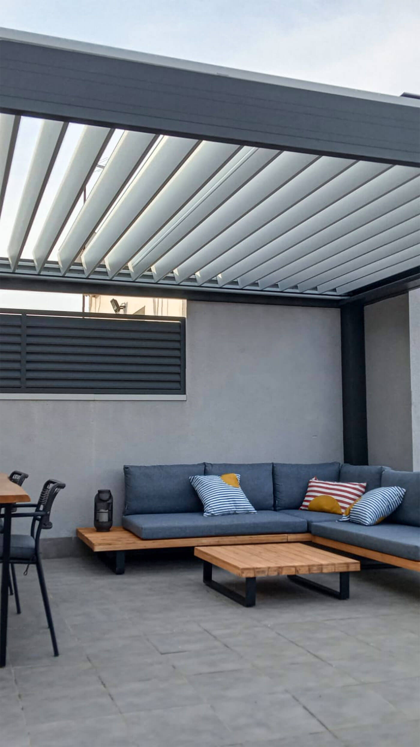 Pérgolas bioclimáticas