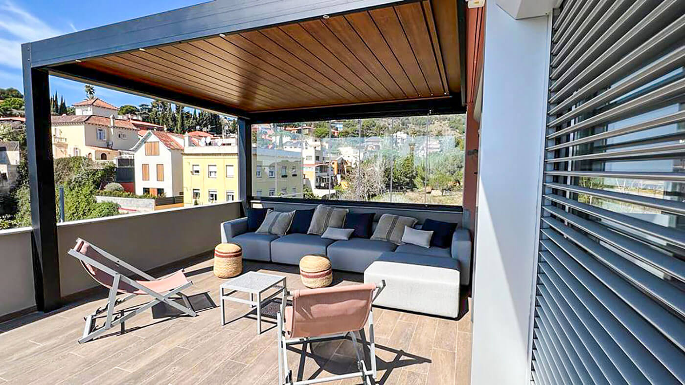 Pérgolas bioclimáticas